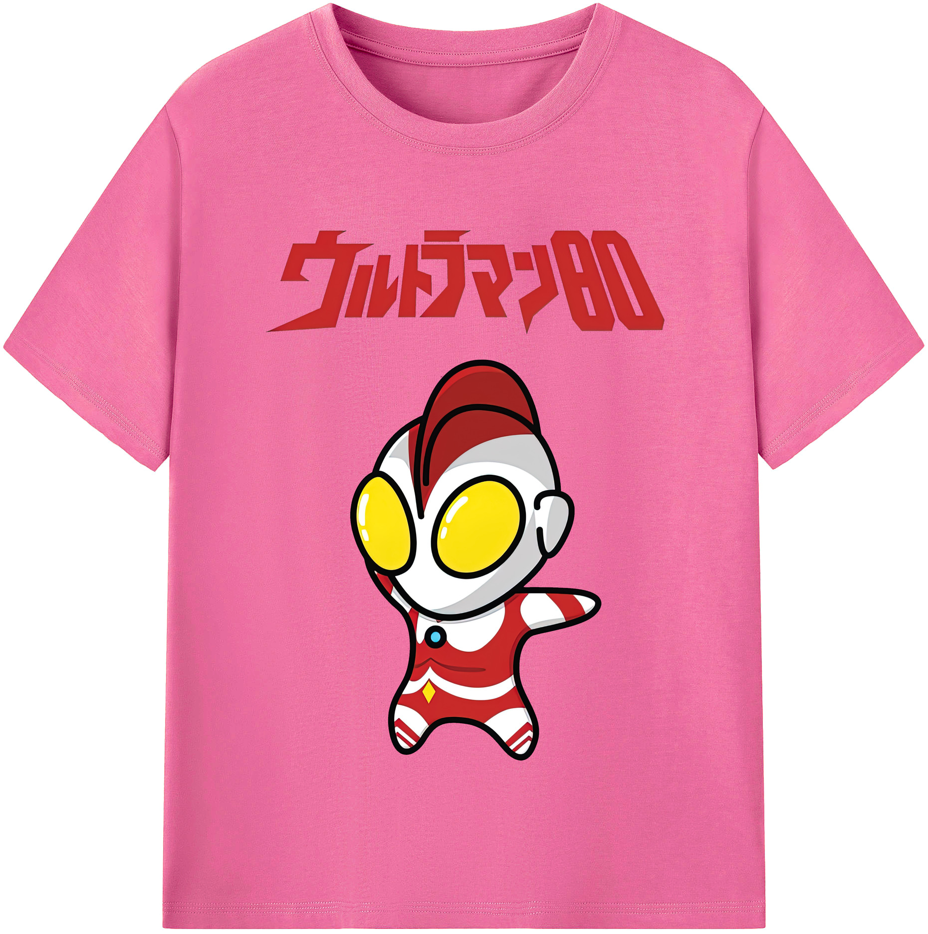 （画像用） ウルトラマン Ultraman レディースカジュアルプリントTシャツ（綿100％）
